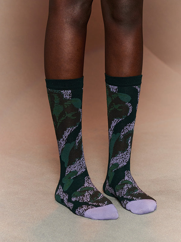 Henrik Vibskov Goats Socks - Goats Green