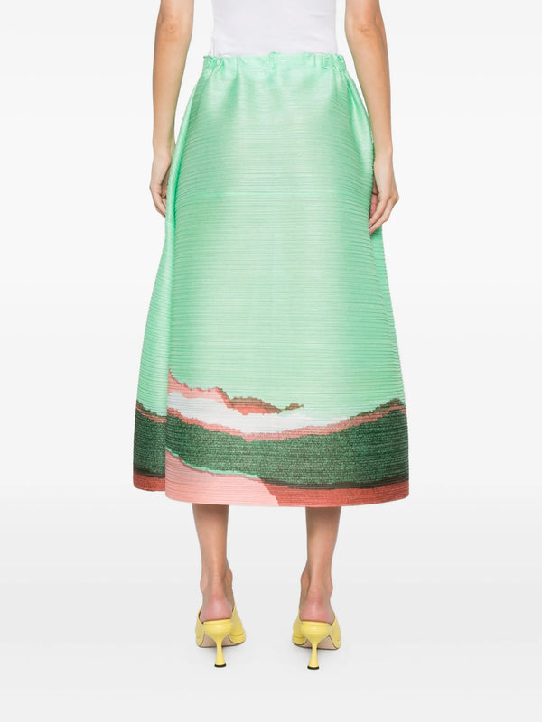 Henrik Vibskov Grainy Skirt - Mint Green