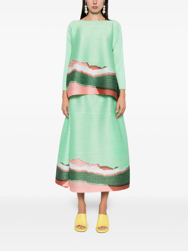 Henrik Vibskov Grainy Skirt - Mint Green