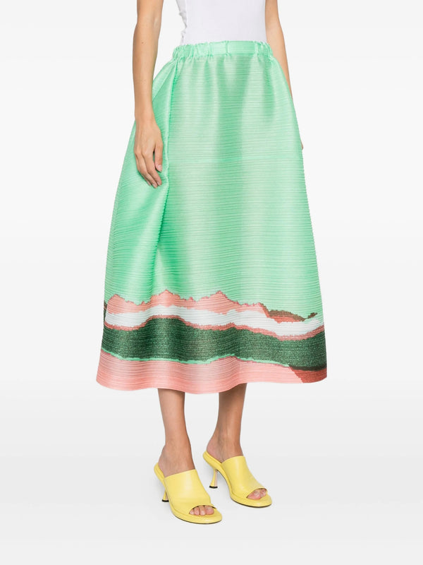 Henrik Vibskov Grainy Skirt - Mint Green