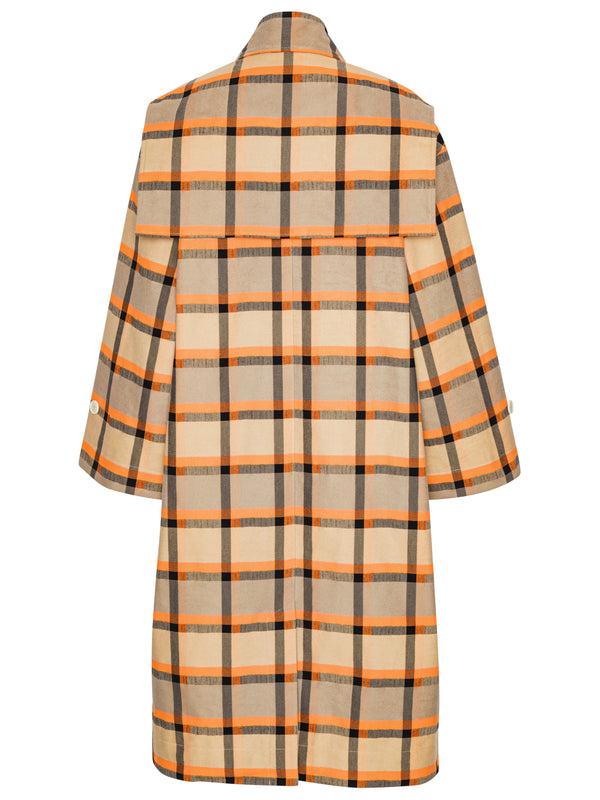 Henrik Vibskov Hands Down Coat - Trench Checks