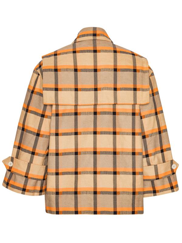 Henrik Vibskov Hands Down Jacket - Trench Checks