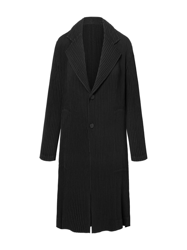 henrik vibskov Hatching Pleats Coat - Black