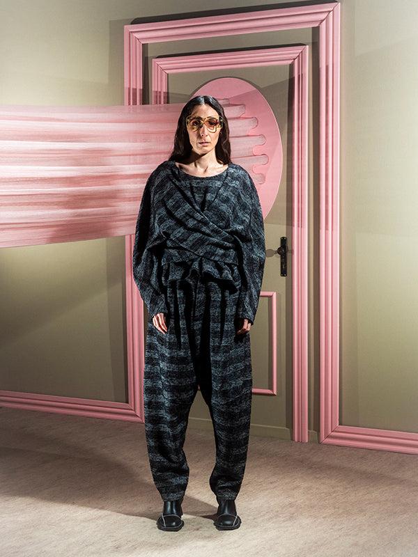 Henrik Vibskov Hazi Blouse - Black White Checks