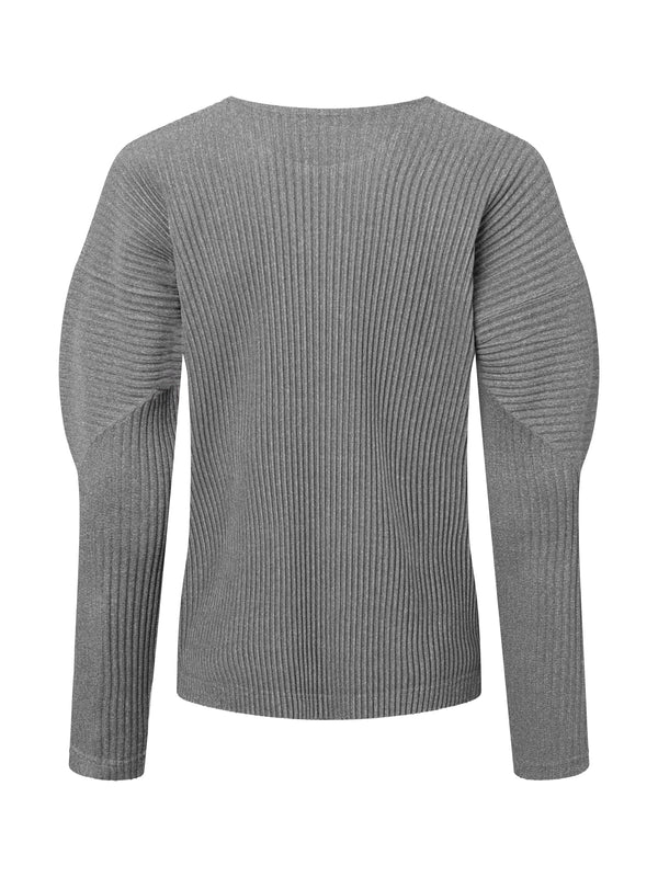 Henrik Vibskov Homme Plisse T-Shirt - Olive Grey