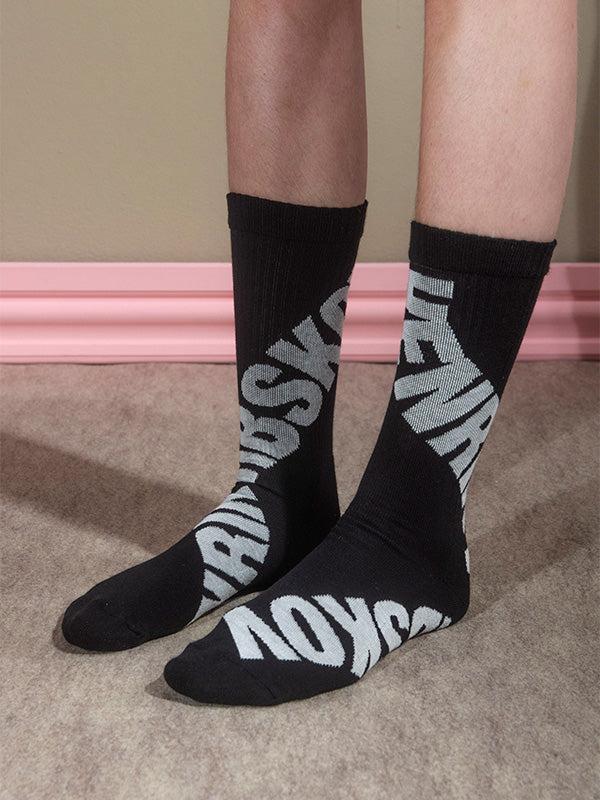 Henrik Vibskov HV Sport Socks - Black HV Grid