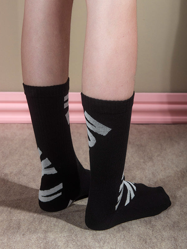 Henrik Vibskov HV Sport Socks - Black HV Grid