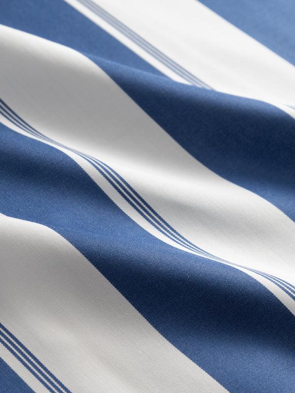 Henrik Vibskov Jacob Shirt - White With Blue Stripes