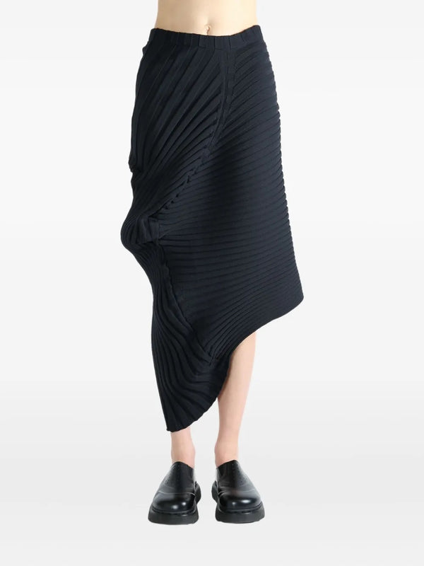 Henrik Vibskov July AW25 Knit (As It Is) Skirt - Black