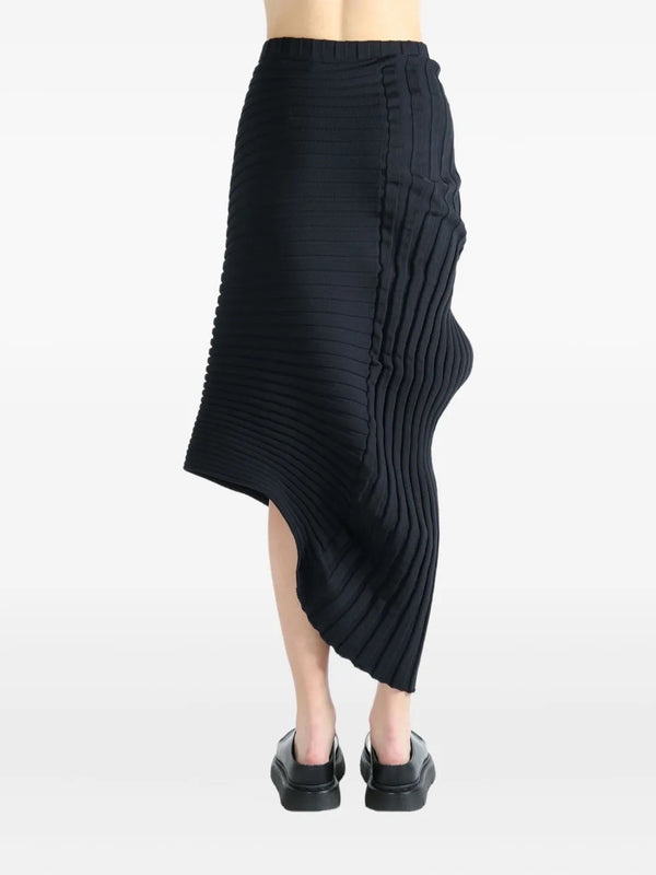 Henrik Vibskov July AW25 Knit (As It Is) Skirt - Black