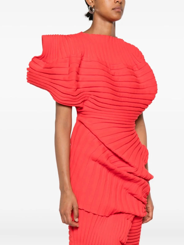 Henrik Vibskov July AW25 Knit (As It Is) Top - Red