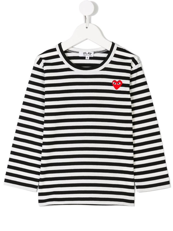 henrik vibskov Kids Striped Play Tee - Black