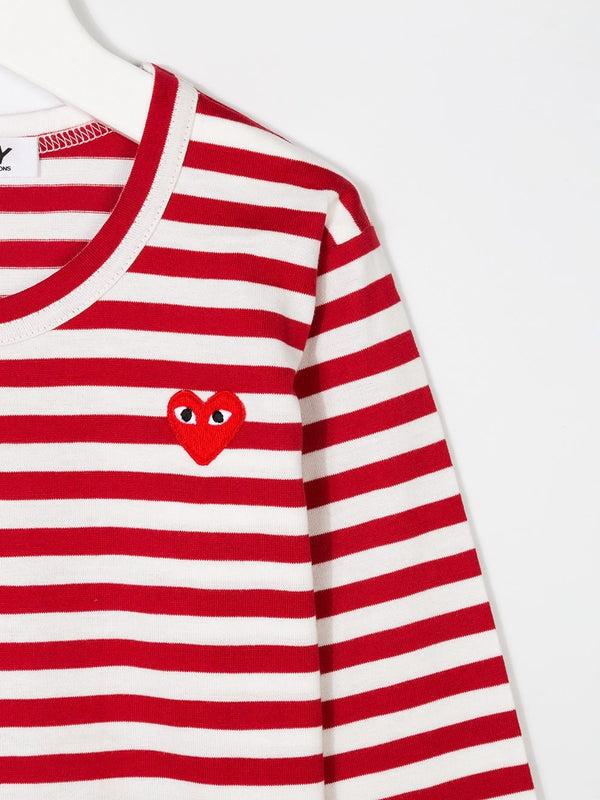 Henrik Vibskov Kids Striped Play Tee - Red
