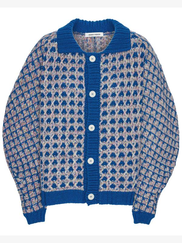 henrik vibskov Kimchi Cardigan - Blue Party Bubble