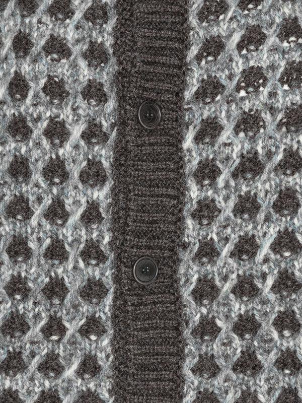 Henrik Vibskov Kimchi Cardigan - Brown Party Bubble