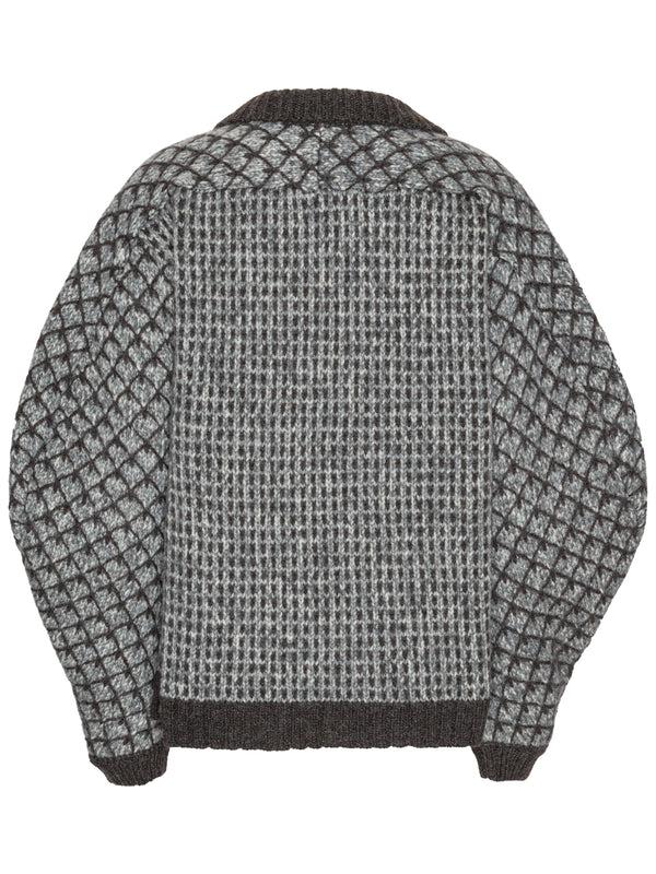 Henrik Vibskov Kimchi Cardigan - Brown Party Bubble