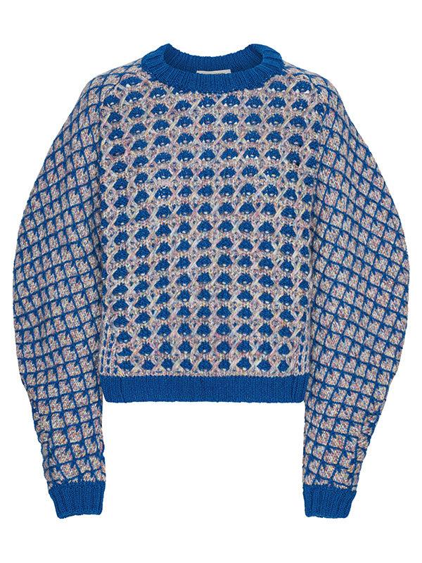 henrik vibskov Kimchi Sweater - Blue Party
