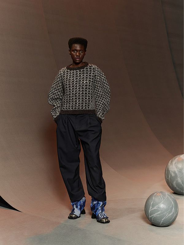 Henrik Vibskov Kimchi Sweater - Brown Party