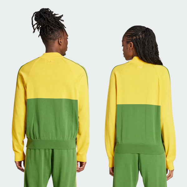 Henrik Vibskov Knit Track Top - Bold Gold/Crew Green