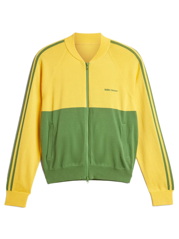 henrik vibskov Knit Track Top - Bold Gold/Crew Green