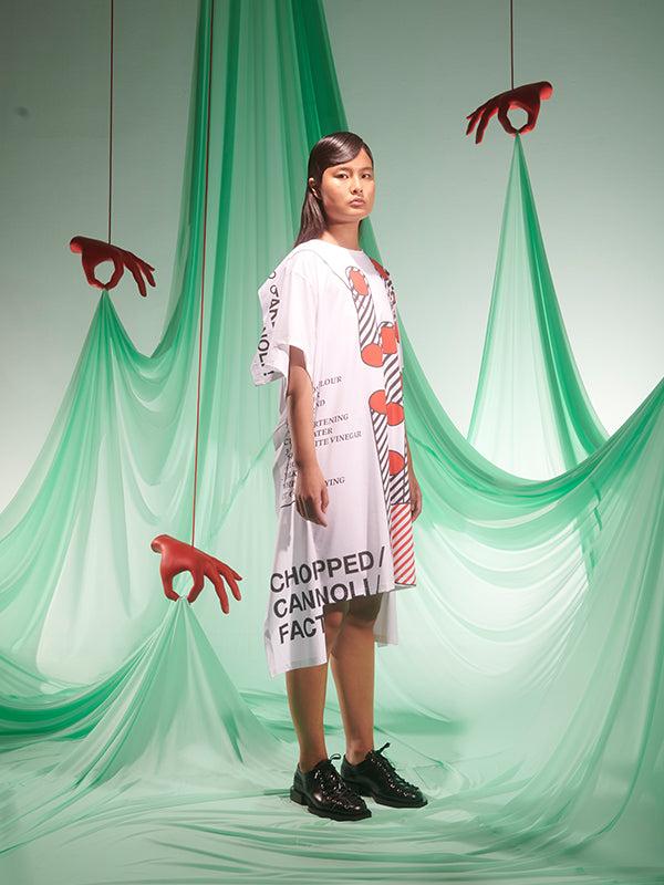 Henrik Vibskov Knuckle Long Tee - Chopped Cannoli