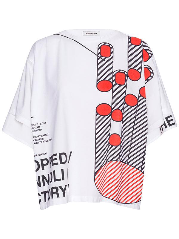 henrik vibskov Knuckle Tee - Chopped Cannoli