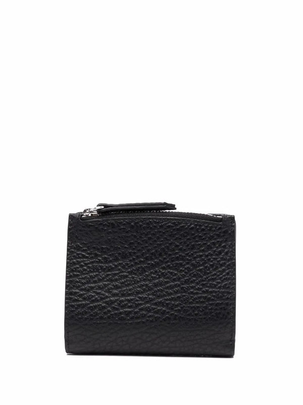 Henrik Vibskov Leather Flap Wallet - Black