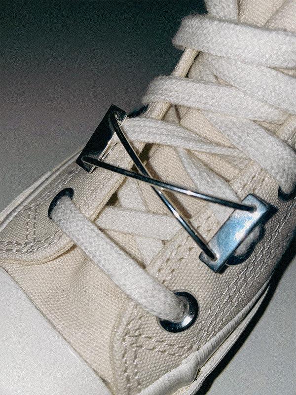 Henrik Vibskov Lily Lacepiece Shoelace - Silver