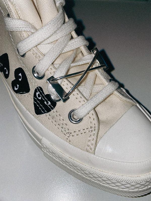 Henrik Vibskov Lily Lacepiece Shoelace - Silver