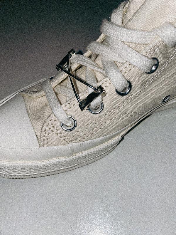 Henrik Vibskov Lily Lacepiece Shoelace - Silver