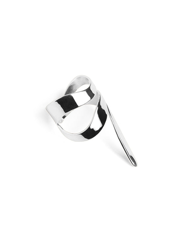 Henrik Vibskov Lily Ring Swirl - Sterling Silver
