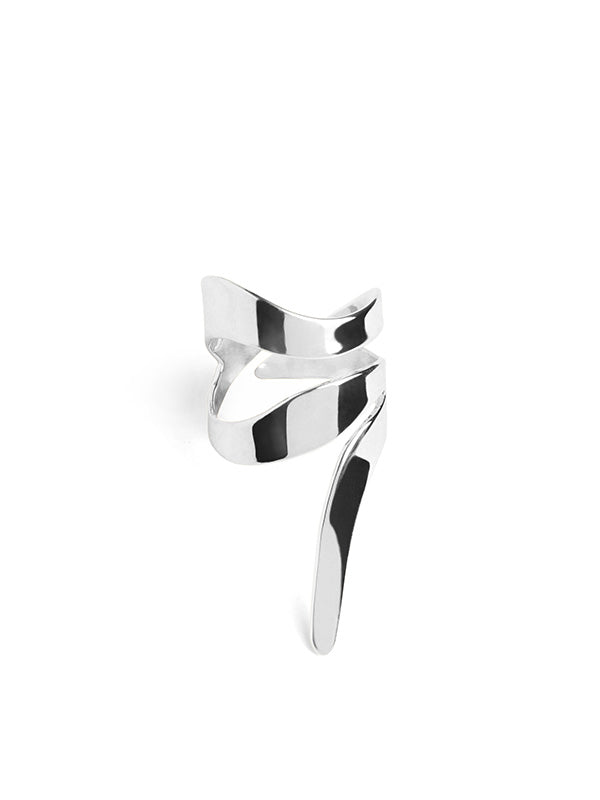 henrik vibskov Lily Ring Swirl - Sterling Silver