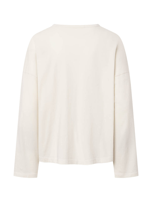 Henrik Vibskov Loose Longsleeve Tee - Ivory