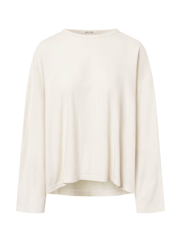 henrik vibskov Loose Longsleeve Tee - Ivory