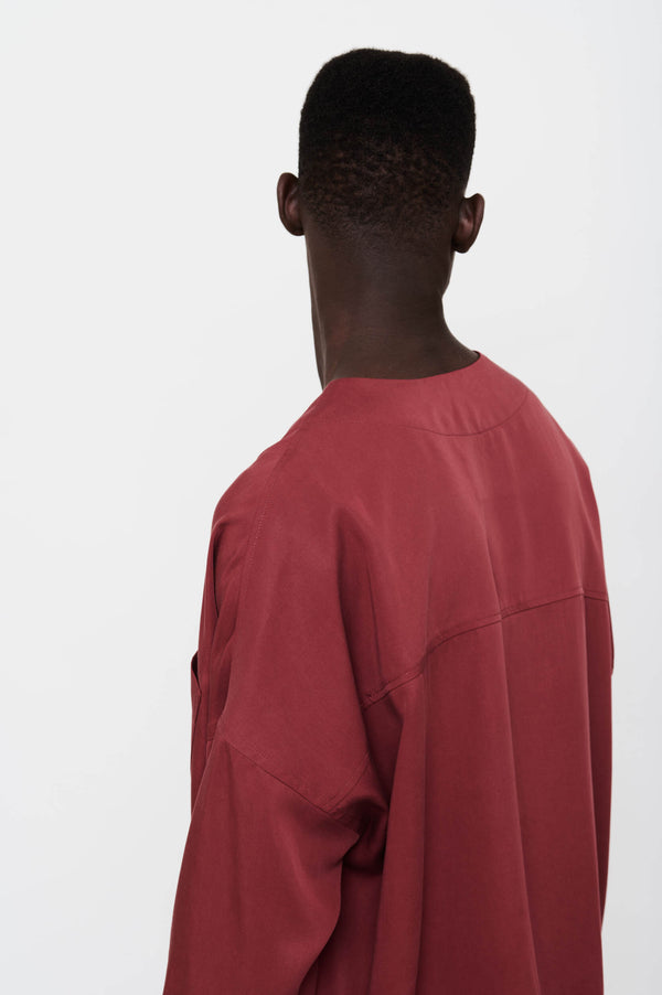 Henrik Vibskov Luiz Shirt - Red Earth