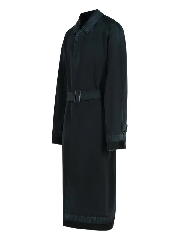 henrik Vibskov Male Trench Coat - Black