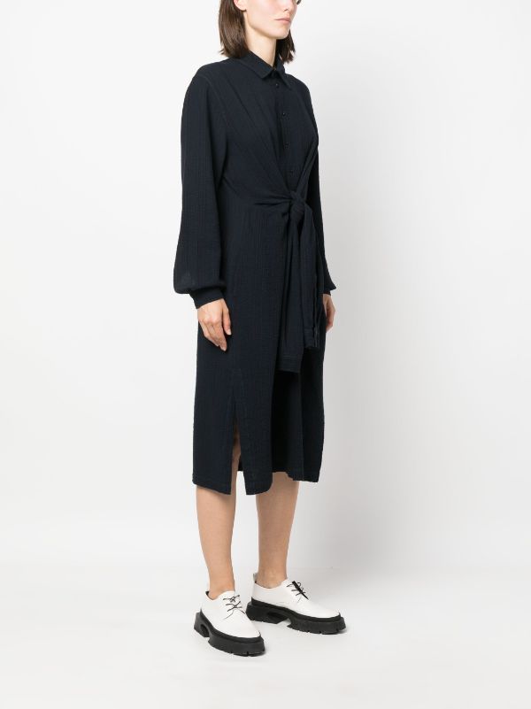 Henrik Vibskov Mars Shirt Dress - Indigo Stripes