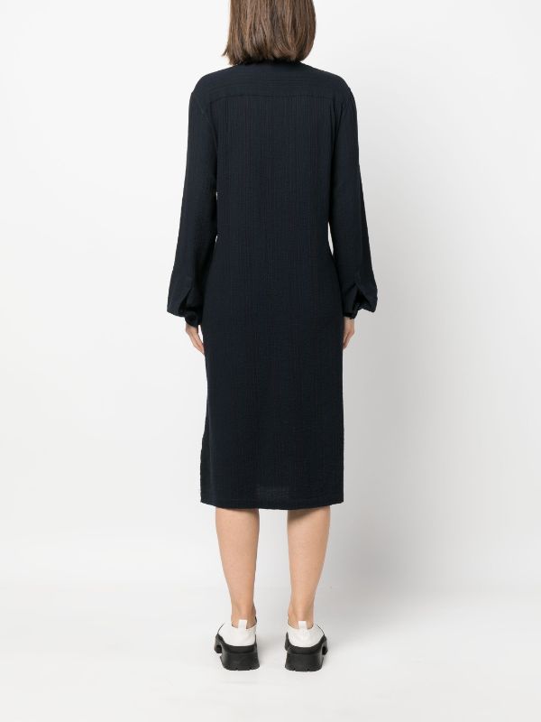 Henrik Vibskov Mars Shirt Dress - Indigo Stripes
