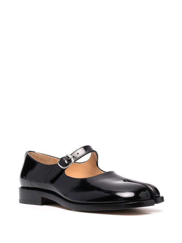 Henrik Vibskov Mary Jane Tabi - Black Patent Leather