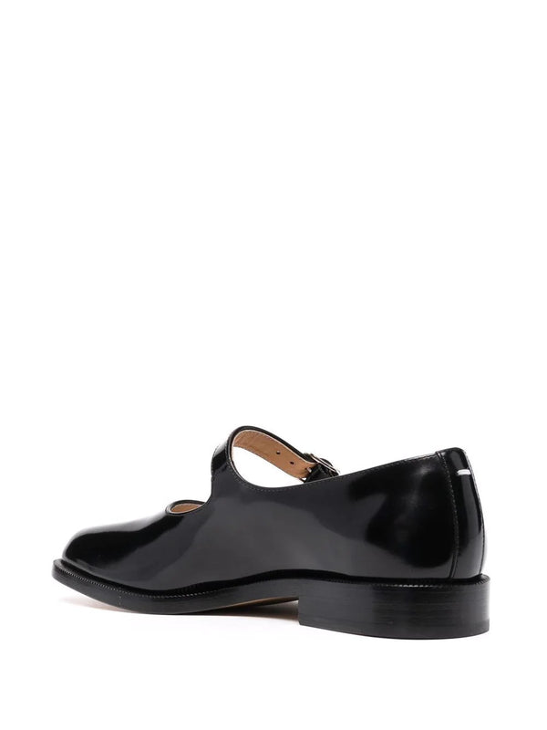 Henrik Vibskov Mary Jane Tabi - Black Patent Leather