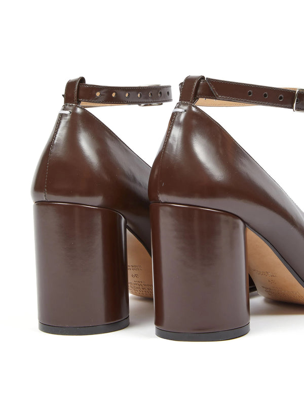 Henrik Vibskov Mary Jane Tabi Pumps - Chic Brown