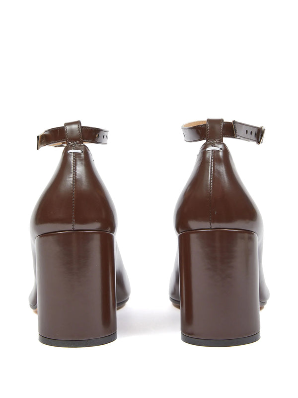 Henrik Vibskov Mary Jane Tabi Pumps - Chic Brown