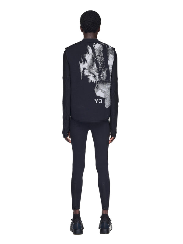 Henrik Vibskov Men's Running Vest – Black