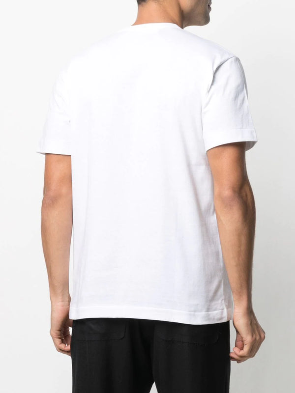 Henrik Vibskov Mens Short Sleeve Gold Heart - White