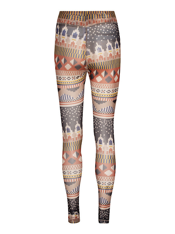 Henrik Vibskov Mesh Leggings - Brown Sand Yellow