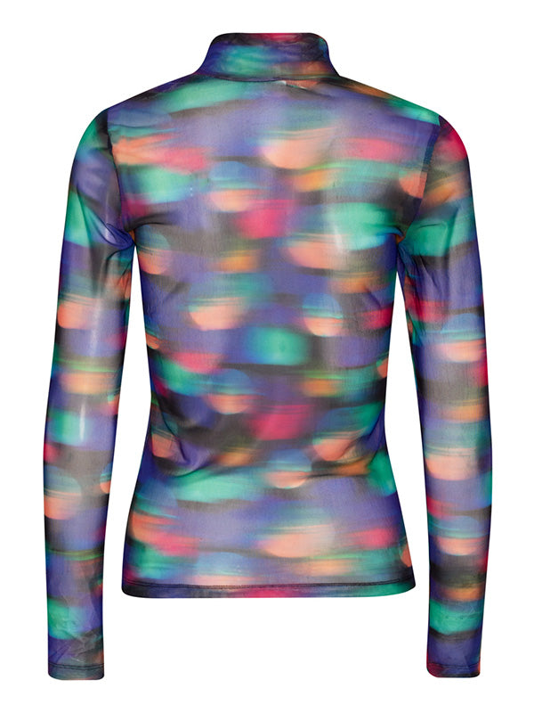 Henrik Vibskov Mesh Turtleneck - Blurry Dots