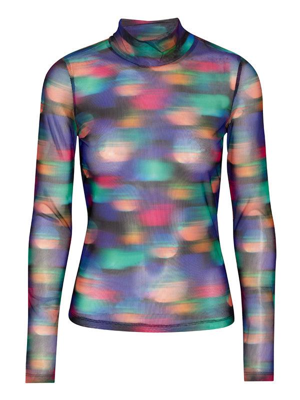 henrik vibskov Mesh Turtleneck - Blurry Dots