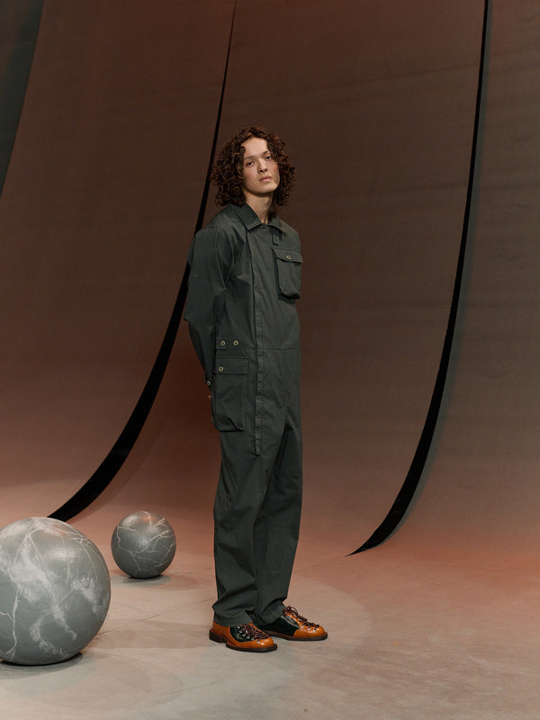 Henrik Vibskov Middle Jumpsuit - Dark Petrol