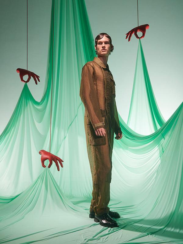 Henrik Vibskov Middle Jumpsuit - Military Olive