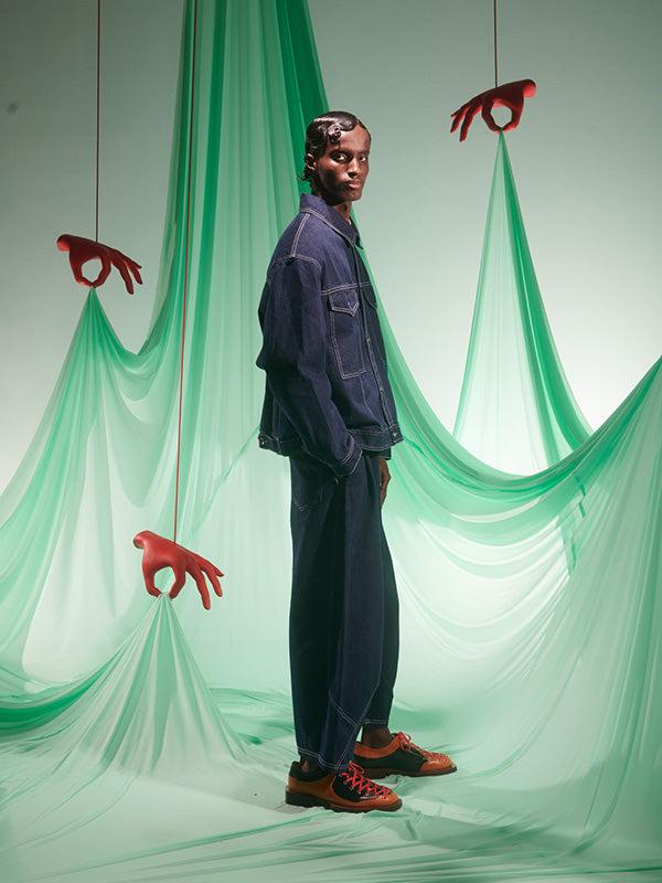 Henrik Vibskov Mojave Denim Pants - Navy Denim